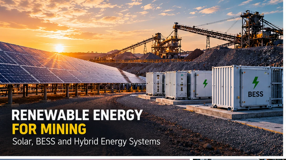 Renewable Energy for Mining: Solar, BESS and Hybrid Energy Systems